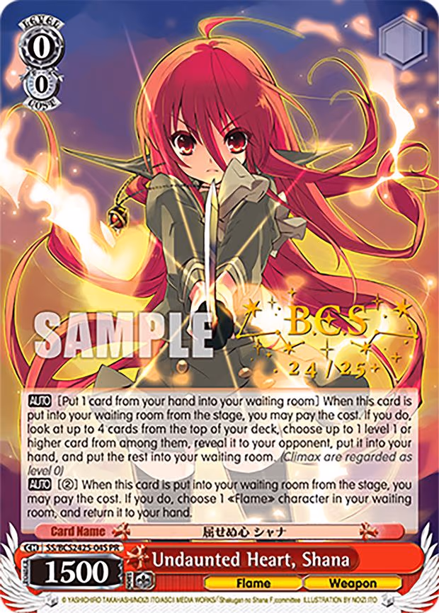 Undaunted Heart, Shana