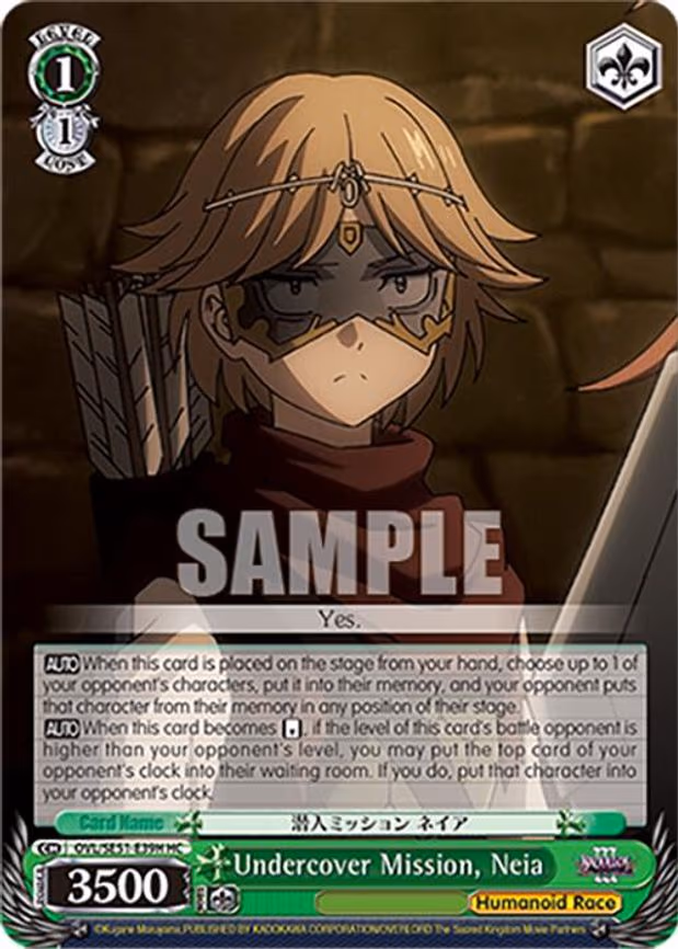 Undercover Mission, Neia