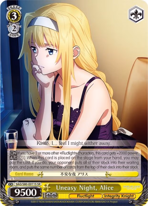Uneasy Night, Alice