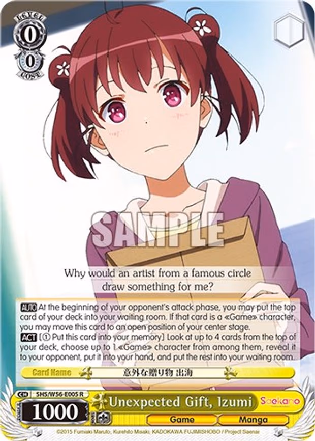 Unexpected Gift, Izumi
