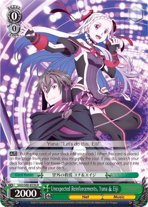 Unexpected Reinforcements, Yuna & Eiji