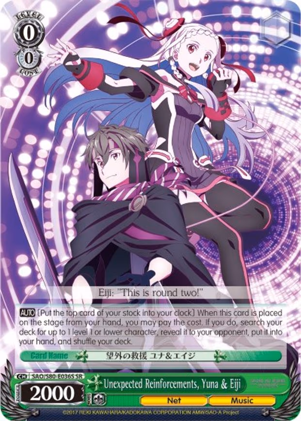 Unexpected Reinforcements, Yuna & Eiji