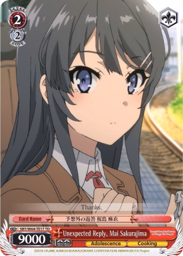 Unexpected Reply, Mai Sakurajima