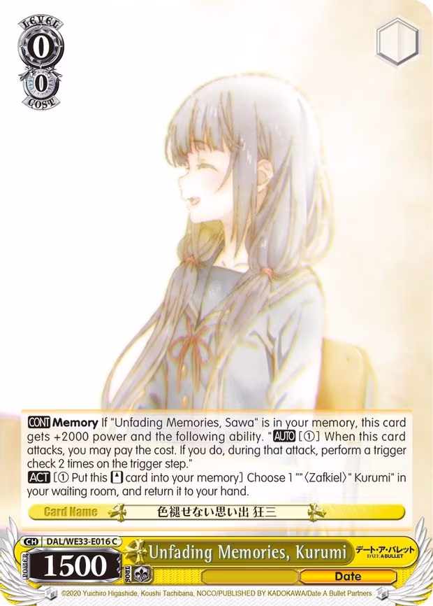 Unfading Memories, Kurumi