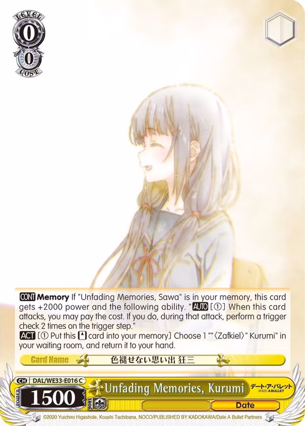 Unfading Memories, Kurumi
