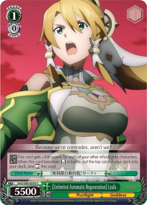 Unlimited Automatic Regeneration Leafa