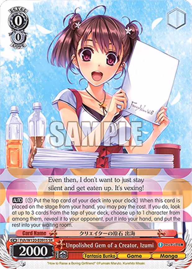Unpolished Gem of a Creator, Izumi