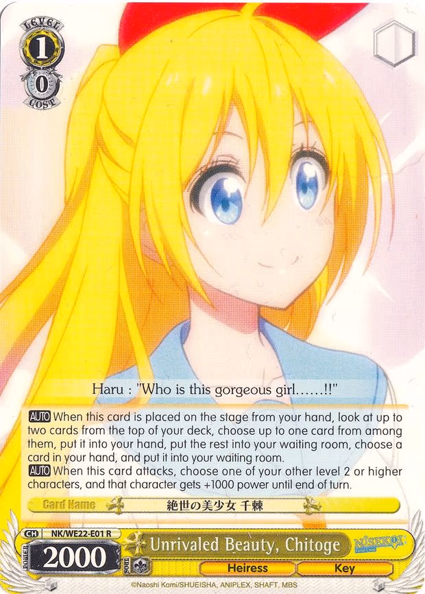 Unrivaled Beauty, Chitoge