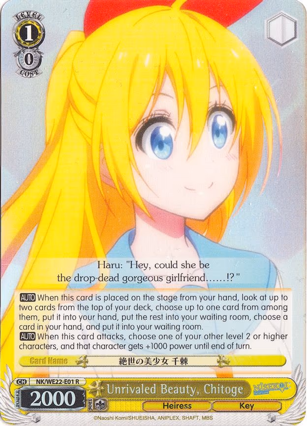 Unrivaled Beauty, Chitoge