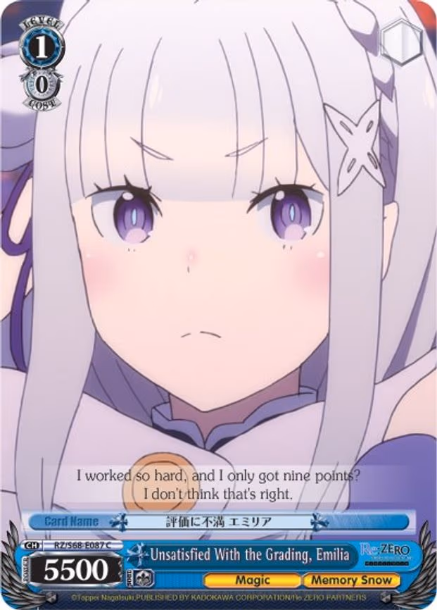 Unsatisfied With the Grading, Emilia