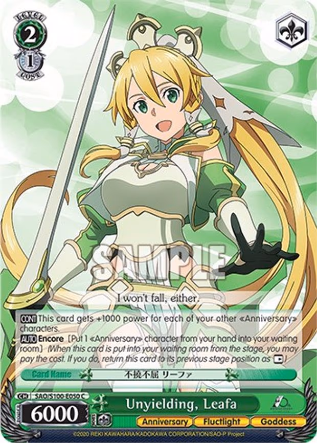 Unyielding, Leafa