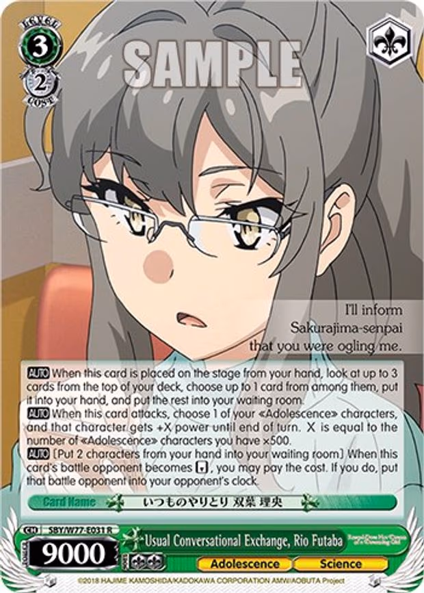 Usual Conversational Exchange, Rio Futaba