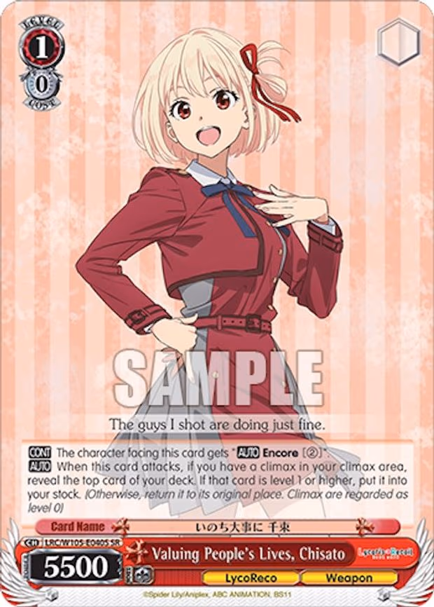 Valuing People's Lives, Chisato
