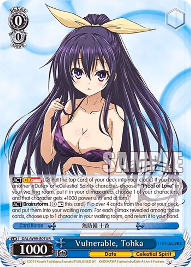 Vulnerable, Tohka