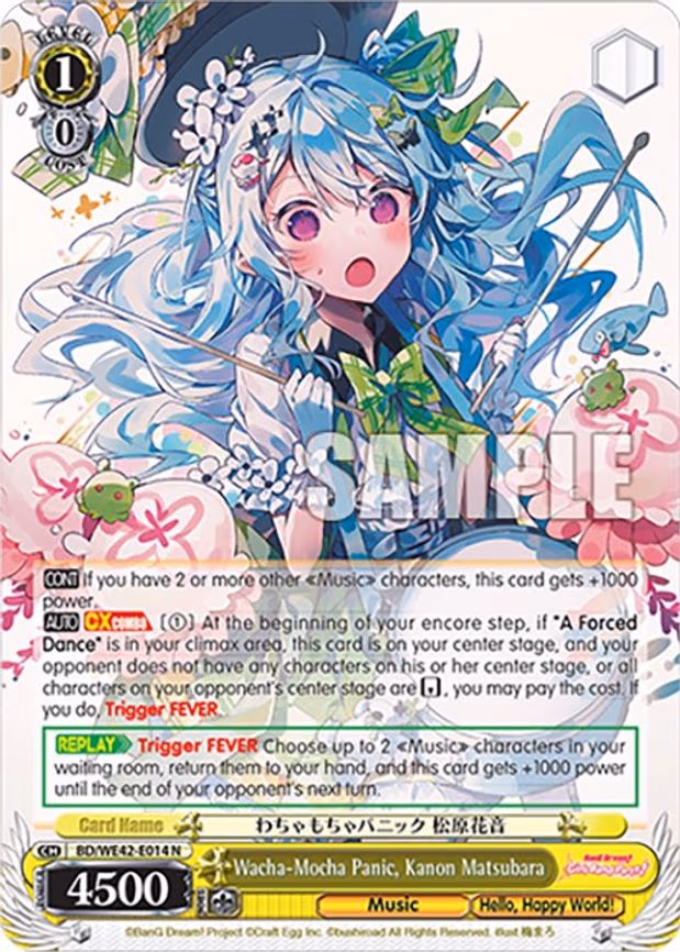 Wacha-Mocha Panic, Kanon Matsubara