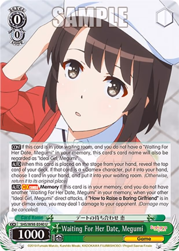 Waiting For Her Date, Megumi