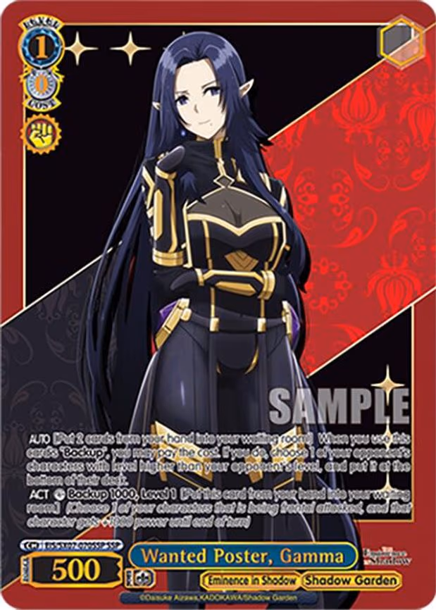 Wanted Poster, Gamma