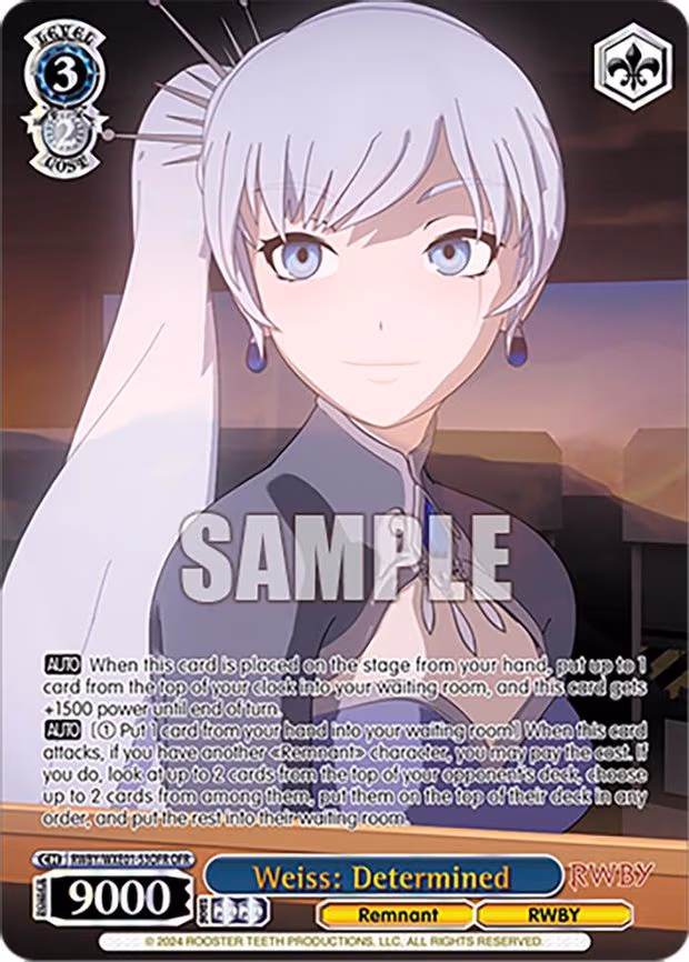 Weiss: Determined