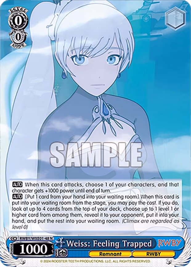 Weiss: Feeling Trapped