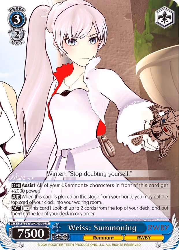 Weiss: Summoning