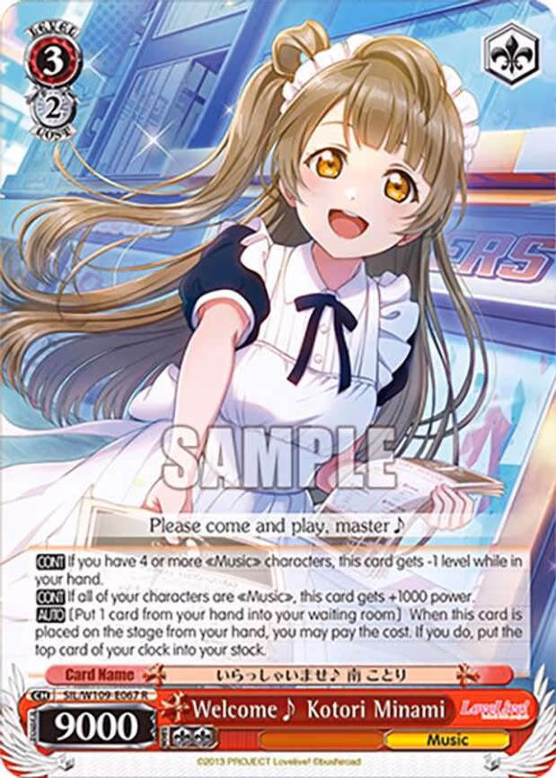 Welcome~ Kotori Minami