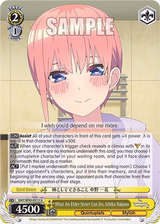 What An Elder Sister Can Do, Ichika Nakano