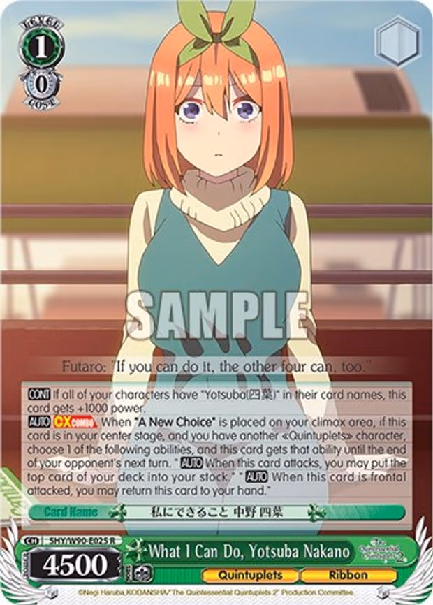 What I Can Do, Yotsuba Nakano