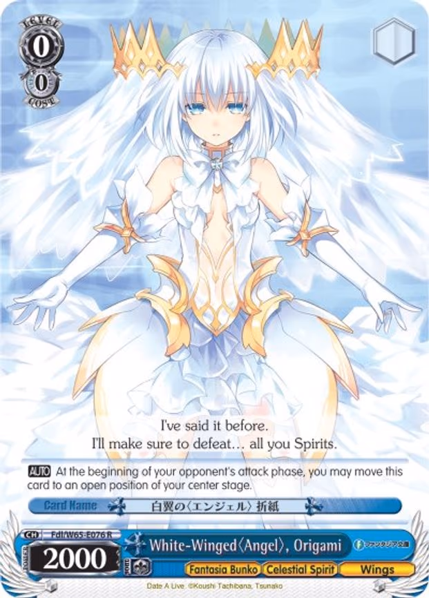 White-Winged Angel, Origami
