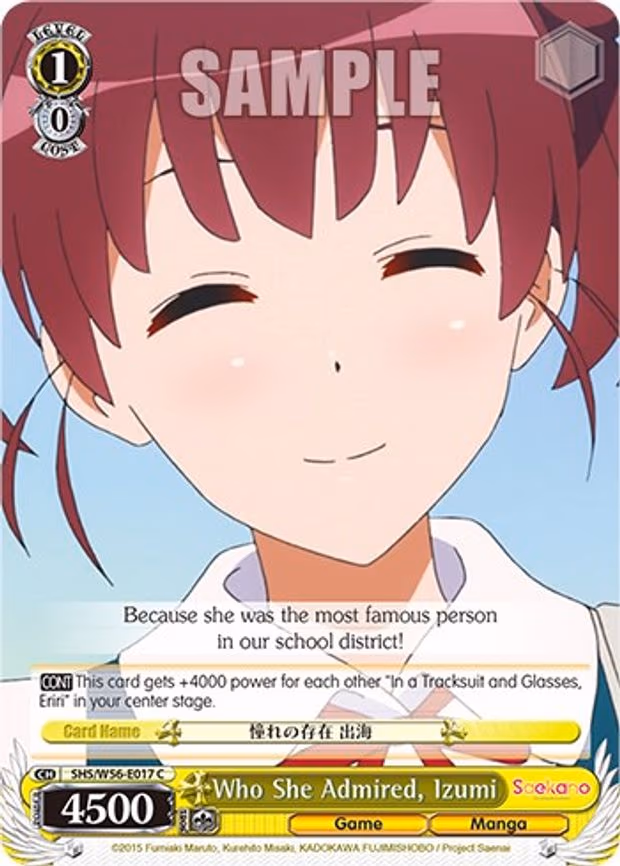 Who She Admired, Izumi