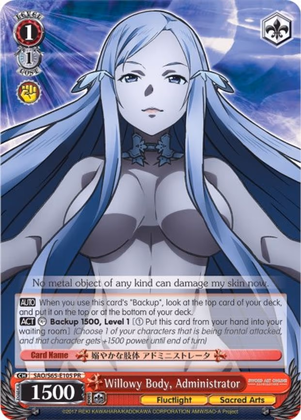 Willowy Body, Administrator