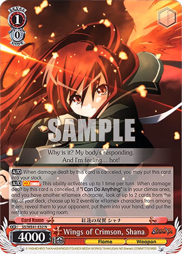 Wings of Crimson, Shana