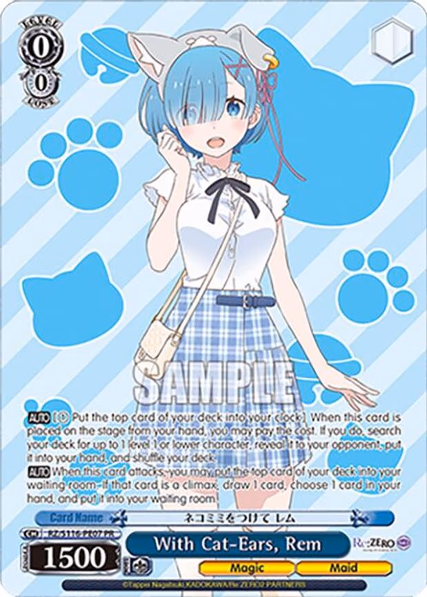 With Cat-Ears, Rem - Promo (RZ/S116-PE07)
