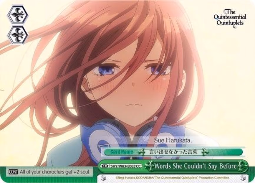 Words She Couldn't Say Before