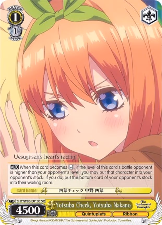 Yotsuba Check, Yotsuba Nakano