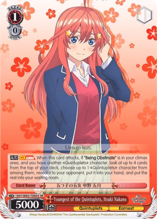 Youngest of the Quintuplets, Itsuki Nakano