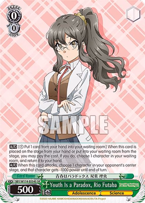Youth Is a Paradox, Rio Futaba