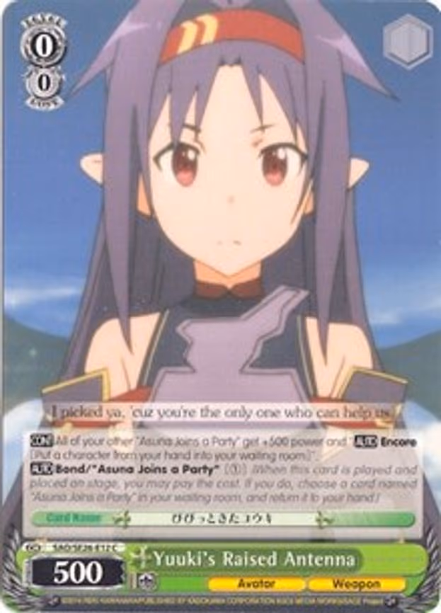 Yuuki's Raised Antenna