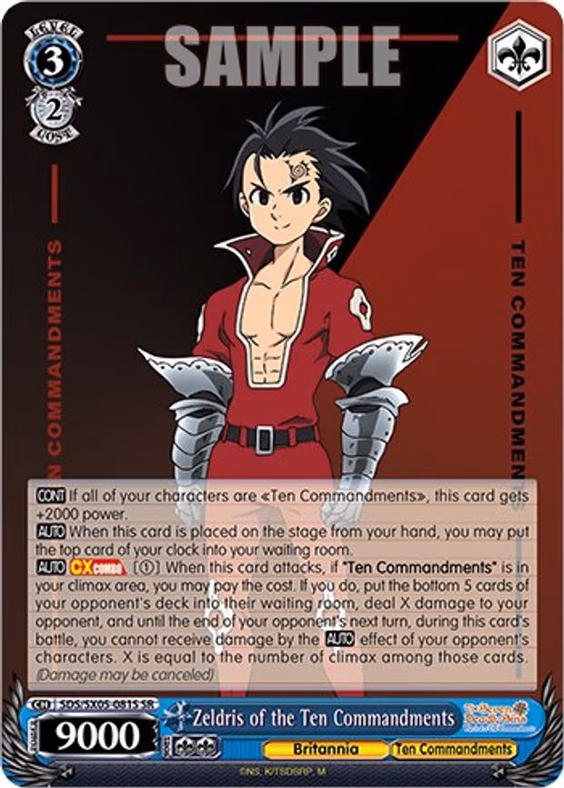 Zeldris of the Ten Commandments