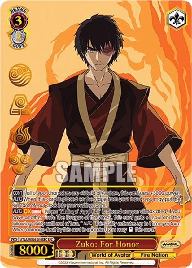 Zuko: For Honor