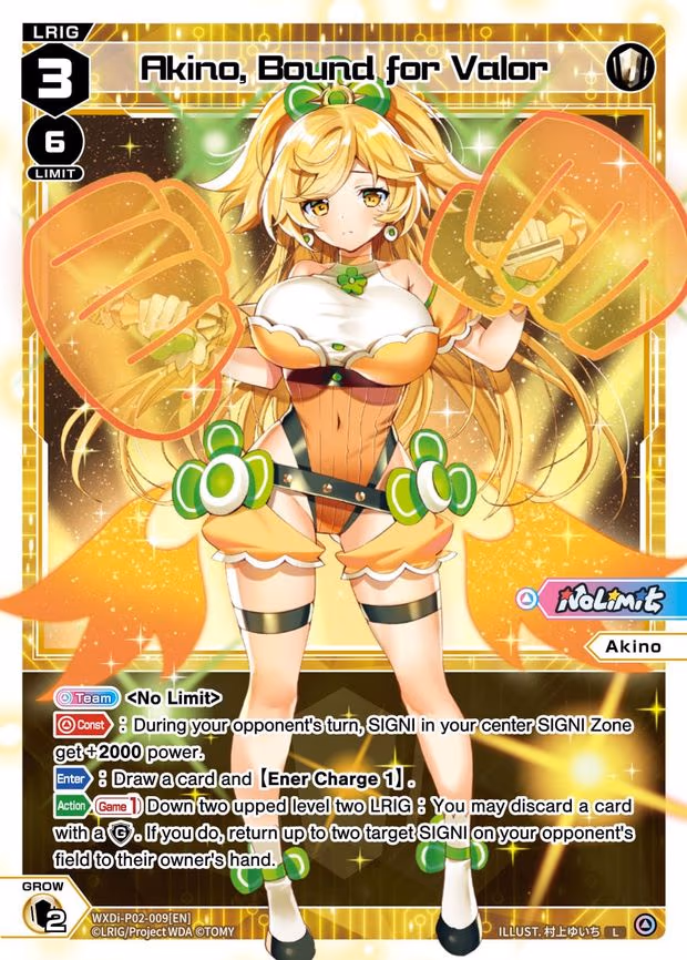 Akino, Bound for Valor