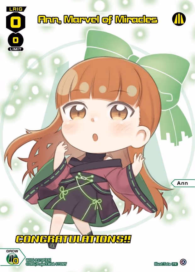 Ann, Marvel of Miracles (May 2023) (Winner) - PR (WXDi-P173P[EN])