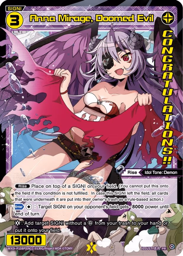 Anna Mirage, Doomed Evil (October 2022) (Winner) - PR (WXDi-P108P[EN])