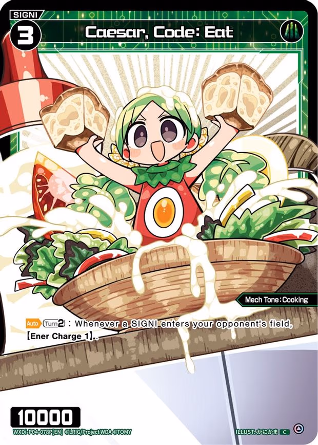 Caesar, Code: Eat