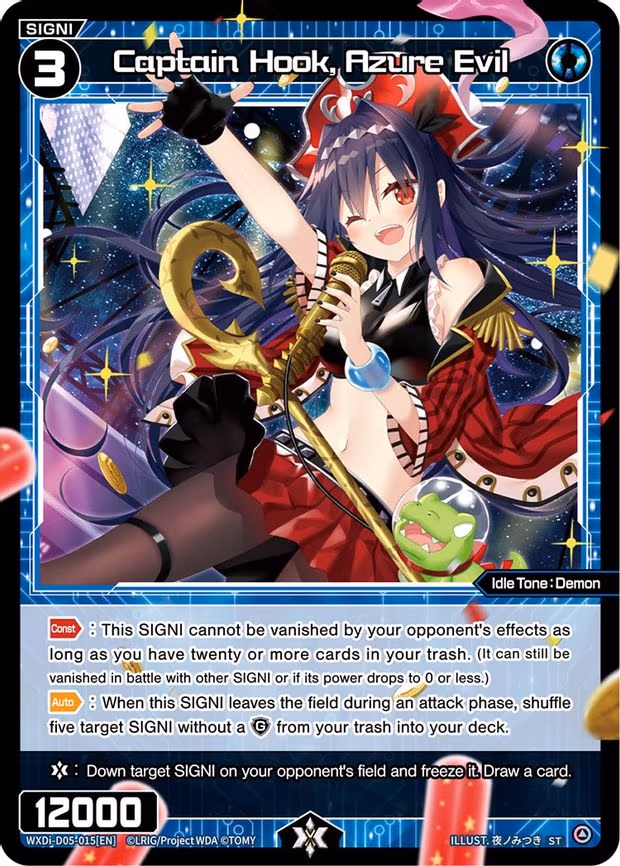 Captain Hook, Azure Evil