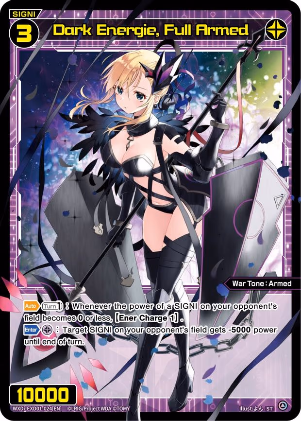 Dark Energie, Full Armed