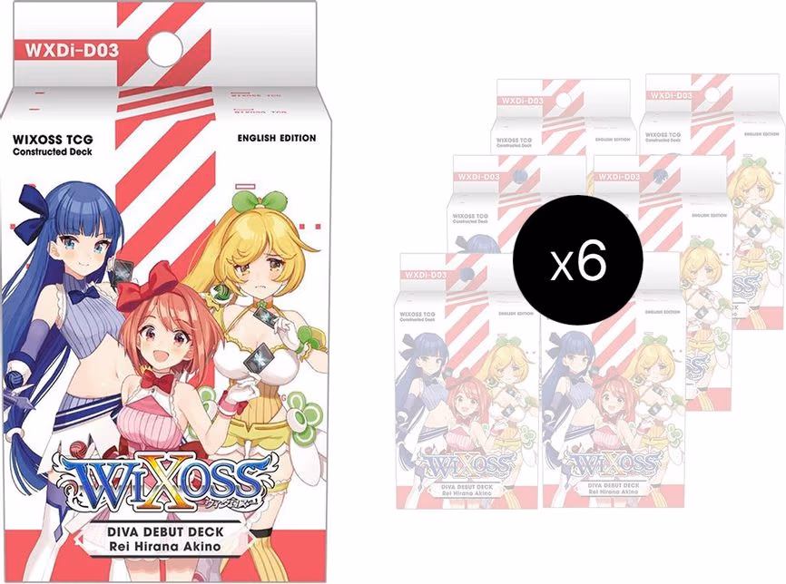 Diva Debut Deck Display: Rei Hirana Akino