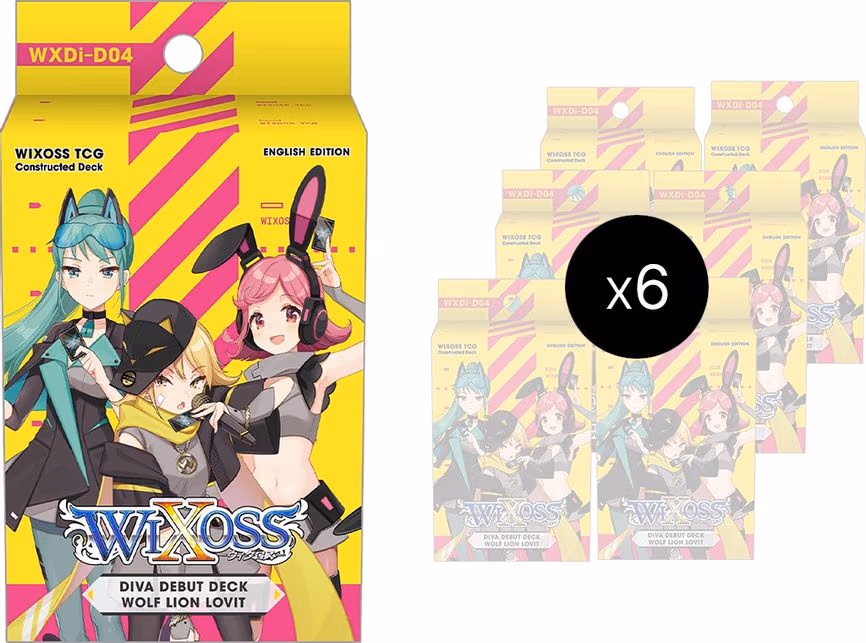 Diva Debut Deck Display: WOLF LION LOVIT