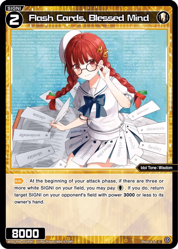 Flash Cards, Blessed Mind - C (WXDi-P08-052[EN])