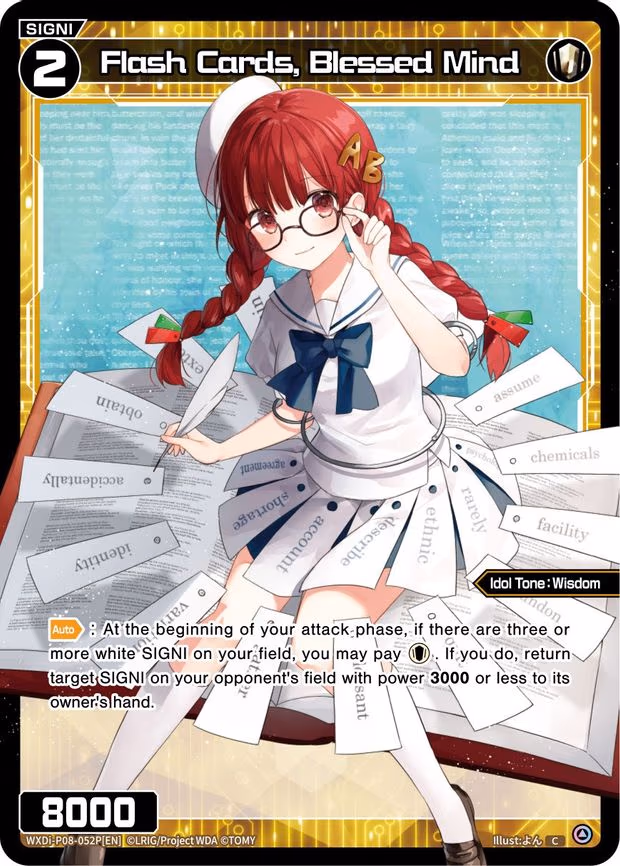 Flash Cards, Blessed Mind - C (WXDi-P08-052P[EN])