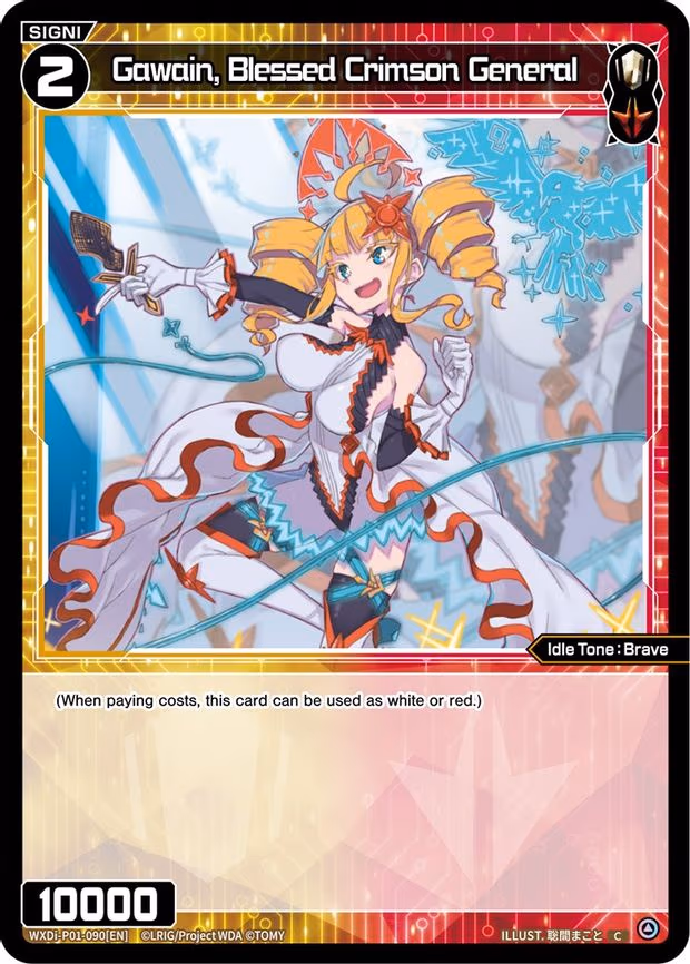 Gawain, Blessed Crimson General - C (WXDi-P01-090[EN])